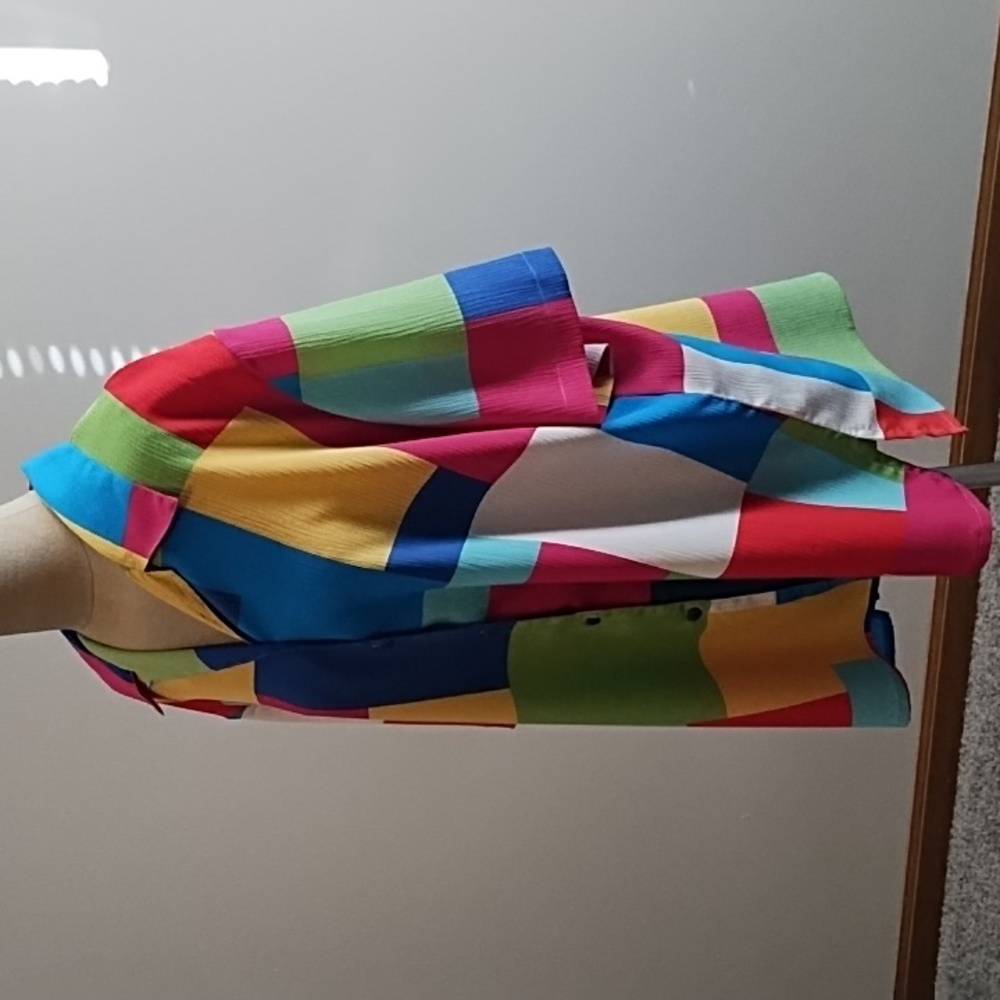 **4/$16** NWOT Allison Daley Women's Color block Blouse - Picture 2 of 7